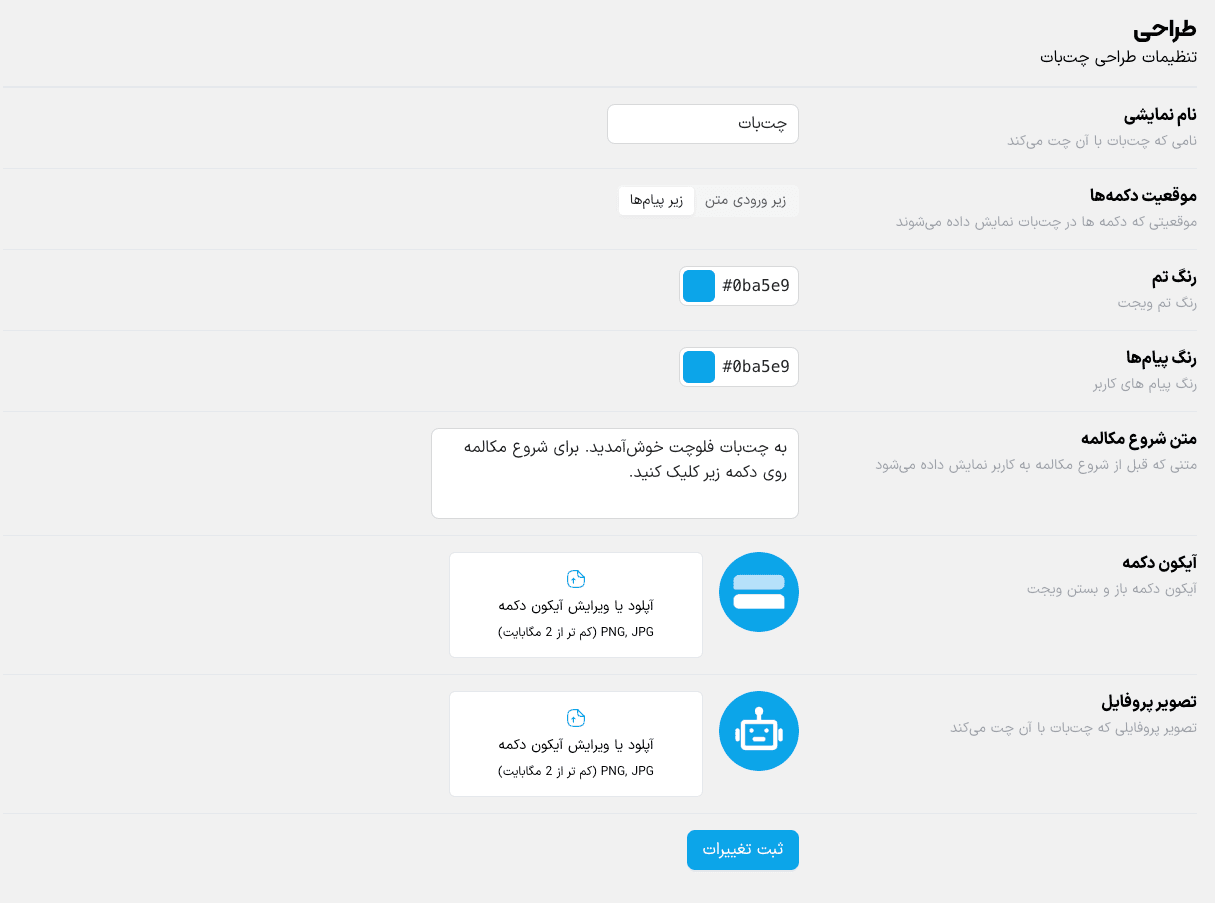 طراحی چت‌بات